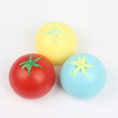 Tomato stress reliever  Water Bead Squishy stress ball grape mesh ball Squeeze Ball