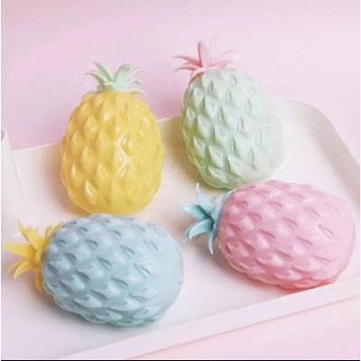 Slow Rising Fruit Pineapple Shape Grape Balls Reduce Stress Mesh Squishy Ball TPR Squishy Squeeze Toy